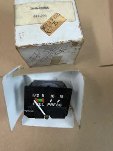 687-273 2646-00086 Gauge fuel Piper